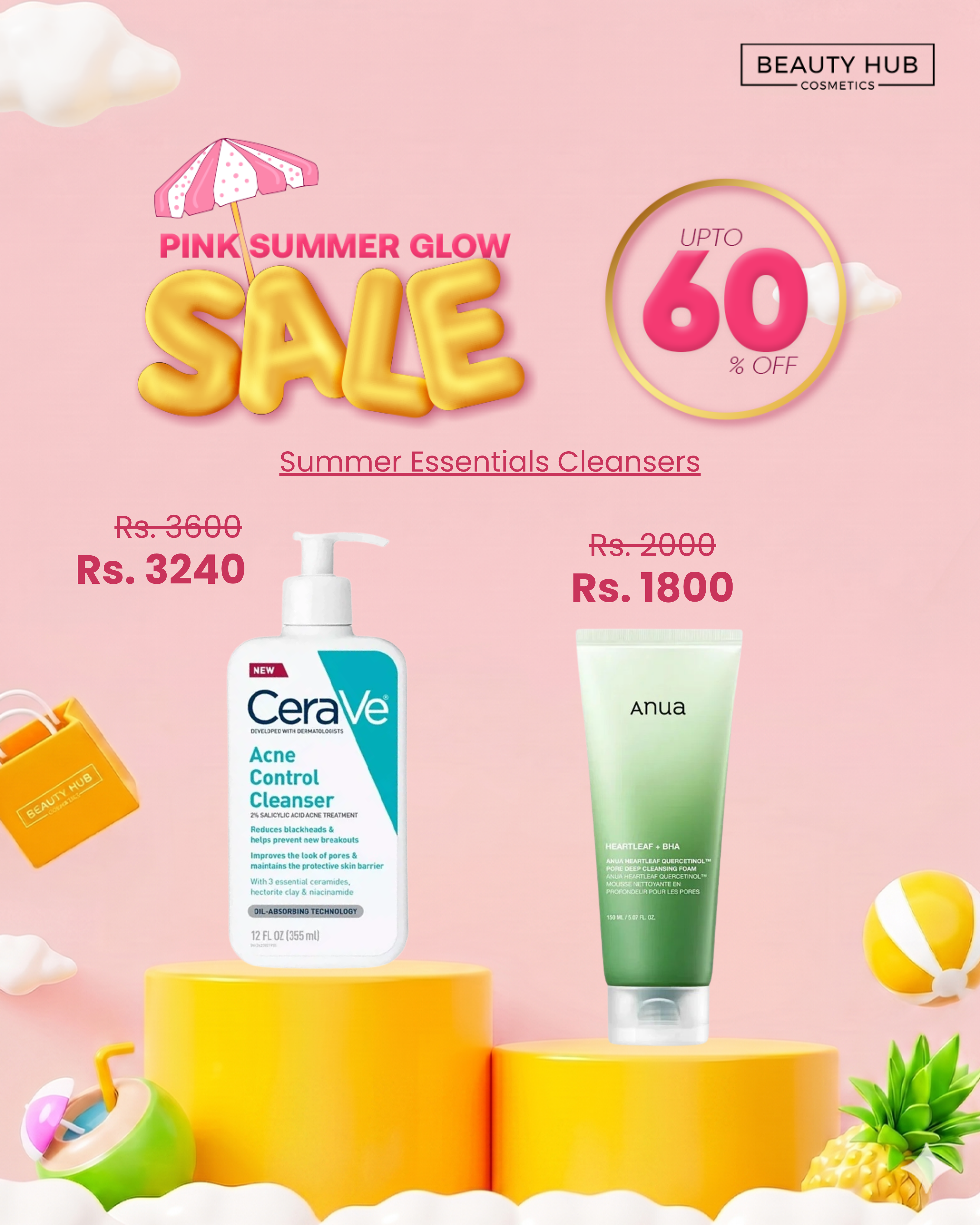 Pink glow summer sale
